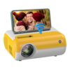 XDSRFVUY Projector P80 Support 1080p 3800 Mini Home Cinema Movie LED Projetor