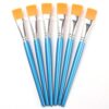 XDSRFVUY Short-stemmed Brush with Flat Tip for Painting and Acrylics