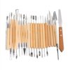 XDSRFVW Tool Sculpture Tools DIY Polymer Clay Emboss Dot Shape