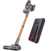 XenonLab Cordless Vacuum Cleaner, 75Mins/55KPa/650W Freestanding Vacuum Cleaners for Home, with Anti-Static&Anti-Tangle Brush, LED Touch Screen, Stick Vacuum for Carpets, Pet Hair, Hardwood Floors