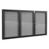 Xevaldric Weatherproof Lockable Wall Bulletin Board Aluminum Frame