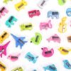 X Hot Popcorn 50 Pcs Pencil Sharpeners Bulk, Plastic Small Pencil Sharpener