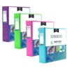 XHSHENG 2 Inch Binders 3 Ring,One Touch Easy Open D-Rings,Letter Size
