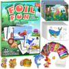 XHX Art & Craft Activity - Foil Fun, No Mess Art for Kids, Craft Kits & Supplies, DIY Creative Activity, Gifts for Boys & Girls Ages 4, 5, 6, 7, 8, 9, Travel Toys (Animal)