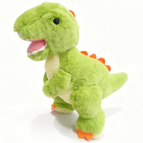 XieKules Cute Dinosaur Stuffed Animals,9.8 Inch Tyrannosaurus Plush Toys,Dino Plushies,Nice Birthday Gifts for Kids Boys Girls