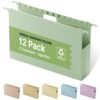 XINGIA Legal Size Hanging File Folders, 2" Expansion, 12 Pack Hanging Folders with Tabs Designed for Legal and Law Office File Organization,Stay Organized for Your Home and Office Bulk File