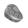 Xinsheinelry Metal Heart Shape Box for Jewelry Safekeeping with Protective Soft Interior and Simple Closure Designs Metal Heart Jewelry Box