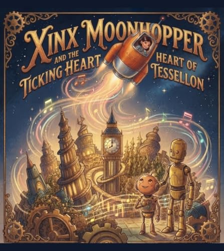 XINX MOONHOPPER and the Ticking Heart of Tessellon: A Space Adventure Picture Book for Kids Who Worry About Making Mistakes (Xinx Moonhopper Series: Every ... to understand. Xinx finds them first.)