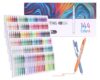 Xipan Acrylic Gel Pens for Coloring, 144 Colors Retractable Colored Pens