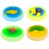 XIRDQYM Liquid Light-Up Stepping Stones for Kids Ages 3+ Touch-Activated LED Sensory Balance Stones for Obstacle Course 4 Pack Sensory Path and Calm Corner Play