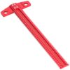 Xixian Aluminum Alloy T Square Ruler with Removable Backplate, Woodworking Scriber for Carpentry Layout, Drafting & Art Framing Measurement Tool Kit (400mm)