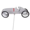 Xixian Stainless Steel Garden Racer Windmill, Vintage Car Spinners for Yard Patio Lawn Decor, Metal Outdoor Kinetic Art Sculpture