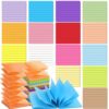 xlehoely 15 Pads Pop Up Sticky Notes,1500 Sheet Lined,3x3 Inch,15 Colors