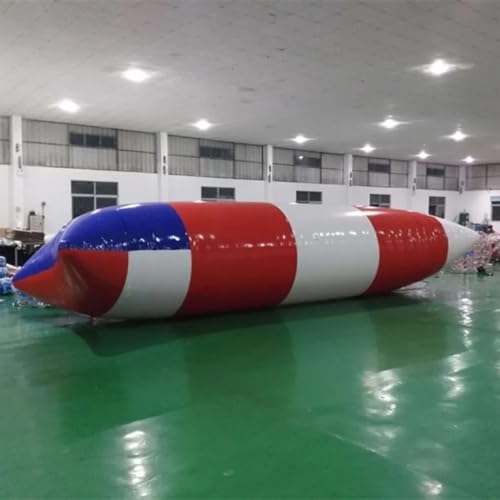 Xscxliny ,10 * 16.4ft/3 * 5m,Inflatable Water Launch Catapult with Air Pump, Floating Lake Jumping Pillow Pad, Inflatable Air Blob Game Cushion for Water Park, Outdoor Summer Water Sport