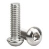 XunLiu 1/4-20 Button Head Socket Cap Screws Bundle (1/2", 1-1/4", 1-3/4") | 200-Piece 304 SS 18-8 Kit