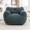 XUOXFUTZIG Bean Bag Chair - Bean Bag Sofa Lounge Seating with Armrests - Lazy Couch Living Room Chair Lounge, Green