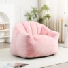 XUOXFUTZIG Bean Bag Chair for Adults - Bean Bag Sofa Lounge Seating with Armrests - Lazy Couch Living Room Chair Lounge, Pink