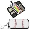 XUWU Ball Lace Baseball Large Capacity Pencil Case Pencil Pouch Pen Box
