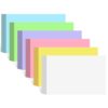 YAGUAO 240 Count Blank Index Cards 3x5 Inch Colored Flash Cards Flashcards Heavyweight Note Cards for Studying School Office Supplies