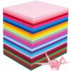 Yahenda 1500 Sheets Construction Paper Bulk Assorted Colors 9 x 12 Inches Craft Paper 30 Colors Colored Essentials for Arts & Crafts Supplies Adults Drawing