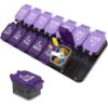 Yaklim Extra Large Weekly Pill Organizer, Detachable 7 Day AM PM Pill Box