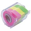 Yamato Memoc Roll Tape, Self-Stick Memo Paper Tape, with Tape Dispenser, 15mm x 10m, 3-Color Set, Rose, Lemon & Lime, 1 ea. (RK-15CH-B)