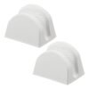 Yamazaki Home Tower Magnetic Pot Holders - Set of 2, Heat Resistant Silicone Oven Mitts, Durable Insulated Hot Pads, Magnetic Storage - Silicone