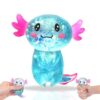 YanPylot Axolotl Squishy Toy, 1Pcs Cute Animal Squeeze Toy Stress Ball, Soft Fidget Toy Sensory Toy for Anxiety Relief and Stress Relief, Portable Squeeze Toys for Boys Girls Age 3+