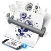 yanxio Portable Printer Wireless for Travel, Grey