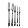 YARNOW 5pcs Edge Paint Brush - Detailing Brushes, 0.37/0.51/0.59''/0.79''/0.95" Tip, Corner Painting Tool for Trim, Walls, Skirting Boards, Detail Areas