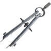 YARNOW Professional Stainless Steel Compass for Drawing Circles and Drafting with Smooth and Painting, Sturdy Design for Students and Teachers in Math and Office Supplies
