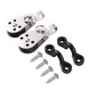 YARNOW Stainless Steel Kayak Pulley and Screw Set C-Shaped Buckle, Lightweight Replacement Fittings for Canoe and Home Use, Sturdy Kayak Accessories for Sailboat and Fishing Rope