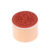 YARNOW Vintage Wooden Circle Stamps with Lace Pattern for Scrapbooks and Arts and Crafts Projects, Sturdy Wood Material Stamps for Students