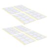 Ycauty Acoustic Foam Panels Double Sided Tape Strong Transparent Adhesive Wall Mounting, 200 Pieces Square Double Sided Tape for Sound Absorbing Boards, 1x1in,