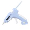 Ycauty Cordless Hot Glue Gun Kit, 2000mAh Rechargeable Hot Melt Glue Gun with 10Pcs 7mm Sticks for Home DIY Crafting Repair (Blue)