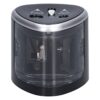 Ycauty Electric Pencil Sharpener, Automatic Stop Function, High Quality Plastic Pencil Sharpener with High Durability for Home, Office and School