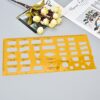 Ycauty Geometric Ruler, Durable Drawing Template Architectural Design Multifunction for Architecture (4351)