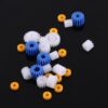 Ycauty Plastic Portable Model Building Spindle Gear Set for DIY Aircraft Car Robots, High Quality Toy Accessories for Coreless Motors, 26pcs Plastic Gear Sleeve 2Mm-4Mm