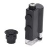 Ycauty Portable Mini Microscope 200x-240x Optical Magnification LED UV Illuminated Pocket Microscope For Jewelry Review, ABS Material