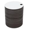 Ycauty Round Sublimation Labels, 30 Pieces Vibrant Blank Plates for 40 Oz Mug Decoration, Sublimation Name Plate for Crafts and Home Decor
