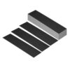YCLiYiYi 30 Pack Blank Name Plates, 8"x2" Black White Laser Engraving Blanks, ABS Double-Layer Color Plaque for Office Desk Name Tags, DIY Custom Signage, with Protective Film