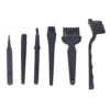 YDuupxe Anti Static Brush Set 6 Pieces Nylon Cleaning Brush Kit with Tweezer for Keyboard Electronics Car Interior Vents