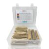YEAZ 2600pcs 130 Values 1/2W Carbon Film Resistor Assortment Kit