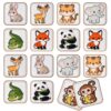 YECHISY Felt Matching Game for Toddlers 1-3：Montessori Memory Matching Game, Soft Sensory Flash Cards, Early Learning Activity, Screen-Free Travel Fun, Best Educational Gift for Kids Ages 1 2 3 4
