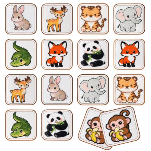 YECHISY Felt Matching Game for Toddlers 1-3:Montessori Memory Matching Game, Soft Sensory Flash Cards, Early Learning Activity, Screen-Free Travel Fun, Best Educational Gift for Kids Ages 1 2 3 4