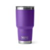 YETI Rambler 30 oz Tumbler, Stainless Steel, Vacuum Insulated with MagSlider Lid, Pace Purple