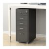 YHdtUO Filing Cabinet 5 Drawer Metal File Cabinet with Lock for Legal Letter A4 Documents Fully Assembled R,Model E-1.4mm