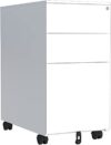 YHdtUO Office Storage File Cabinet, Drawer File Cabinet with Wheels, Household Metal Mobile File Cabinet, Office Organizer File Cabinet,