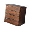 YHdtUO Solid Wood Desk File Cabinet with Lockable Drawers Wooden for Office Supplies & A4/Receipt Files Stylish Storage Solution for Home Office,4 Drawer