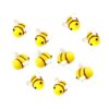 Yhplxyuus 10 Pcs Wool Felt Decor Ball for Christmas Clothing Tent Hat Decoration and Wool Felt Bee